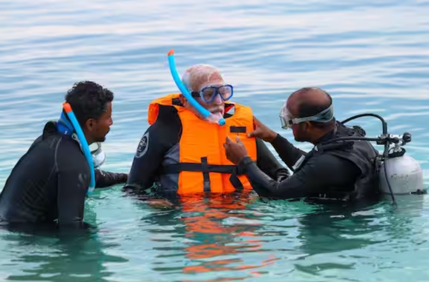 Prime Minister Modi's visit to Lakshadweep